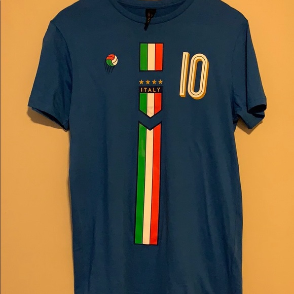Tops - (Free w/ Purchase)BLUE ITALY/ITALIA SOCCER T-SHIRT